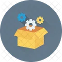 Box Cog Cogwheel Icon