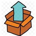 Outbox Arrow Box Icon