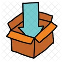 Arrow Inbox Box Icon