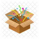 Celebration Isometric Box Icon