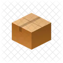 Closed Isometric Box Icon