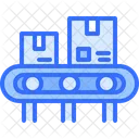 Box Conveyor Conveyor Belt Box Sorting Icon