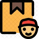 Box Courier Delivery Boy Delivery Man Icon