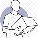 Box Delivery Carrying Box Delivery Box Icon