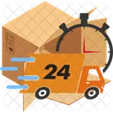 Box Delivery On Time Delivery On Time Delivery Time Icon