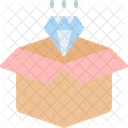 Box Diamond Big Data Icon