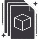Hexagon Box File Shape Icon