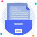 Box File Document Archive Icon