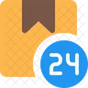 Box Hours 24 Hours Delivery Delivery Icon