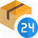 Box Hours 24 Hours Delivery Delivery Icon