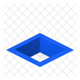 Box in a hole  Icon