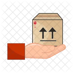 Box in hand  Icon