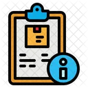 Info Files Clipboard Icon