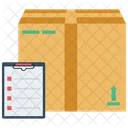 Box Package With Checklist Icon