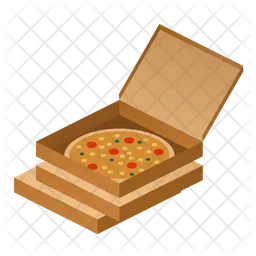 Box pizza  Icon