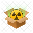 Radiation Isometric Box Icon