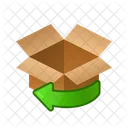 Rotate Isometric Box Icon