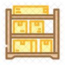 Shelf Box Cardboard Icon