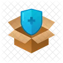 Shield Isometric Box Icon