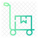 Box Trolley Delivery Trolley Package Icon