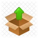 Upload Isometric Box Icon