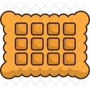 Box Waffle Cream Breakfast Icon