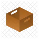Without Lid Isometric Box Icon