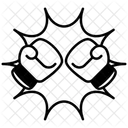 Boxe  Icône