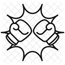 Boxe  Icône