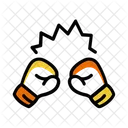 Boxe Luta Luvas Ícone