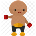 Boxer Man Avatar Icon