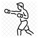 Boxer Kampfer Kampf Symbol