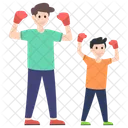Boxer Boxing Punching Icon