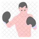 Fighter Boxer Boxing Player Icon