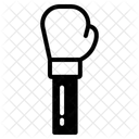Boxer Schatten Sparring Boxen Schlag Symbol