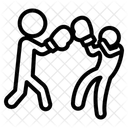Boxers Knockdown Icon