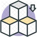 Boxes Cubes Blocks Icon