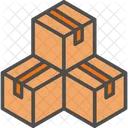 Boxes Logistics Warehouse Icon