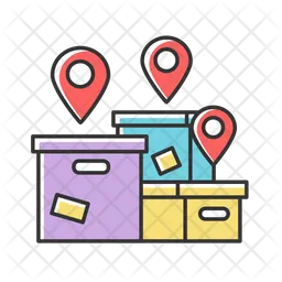 Boxes delivery  Icon