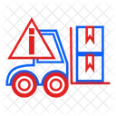Boxes Delivery Forklift Icon