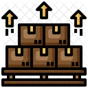 Boxes Export  Icon