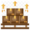 Boxes Export  Icon