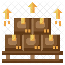 Boxes Export  Icon
