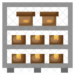 Boxes Stock  Icon