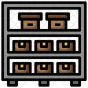 Boxes Stock  Icon