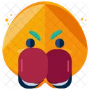 Boxer Emoji Visage Icône