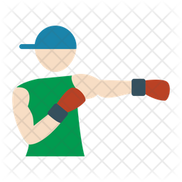 Boxing Icon - Download in Flat Style