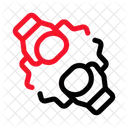 Boxing Battle Gloves Match Icon