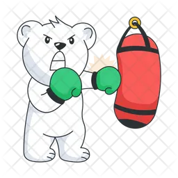 Boxing Bear  Icon