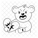 Boxing Bear  Icon
